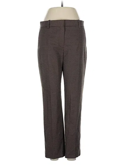 Pre-owned Theory Dress Pants In Brown