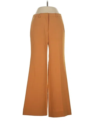 Pre-owned Theory Dress Pants In Brown