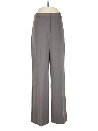 Pre-owned Theory Dress Pants In Gray
