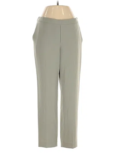 Pre-owned Theory Dress Pants In Green