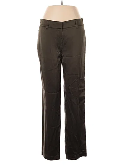 Pre-owned Theory Dress Pants In Green