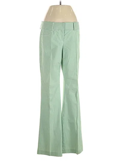 Pre-owned Theory Dress Pants In Green