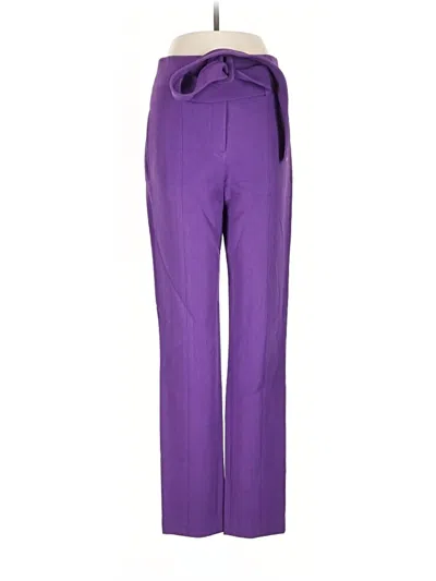 Pre-owned Theory Dress Pants In Purple