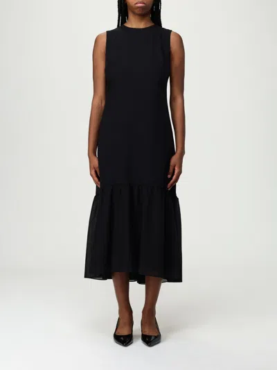 THEORY DRESS THEORY WOMAN COLOR BLACK,429808002