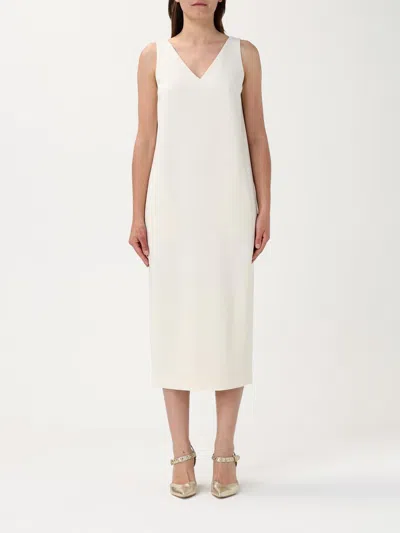Theory Dress  Woman Color Ivory In Neutral