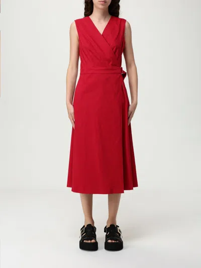 THEORY DRESS THEORY WOMAN COLOR RED,429799014