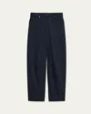 Theory Drop Curve-leg Pants In Black