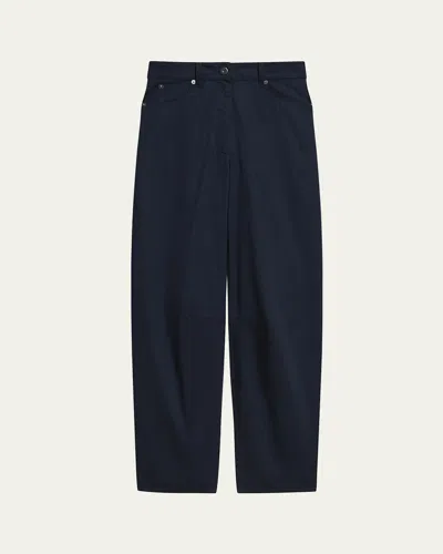 THEORY DROP CURVE-LEG PANTS