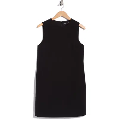 Theory Easy Dr. Admiral Stretch Crepe Shift Dress In Black