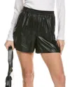Theory Faux Leather Pull-on Shorts