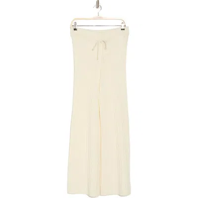 Theory Easy Rib Wool & Cashmere Pants In Ivory