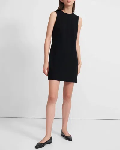 Theory Easy Shift Dress In Black