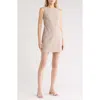 Theory Sleeveless Stretch Wool Sheath Dress In Multi
