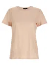 Theory Simple Crew Neck T-shirt In Pink