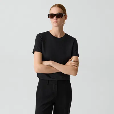 Theory Easy Tee In Cotton In Black