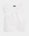 Theory Easy Tie Blouse