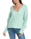 THEORY THEORY EASY V-NECK WOOL-BLEND SWEATER