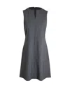 Theory Edition Miyani Dress In Grey Wool In Grey