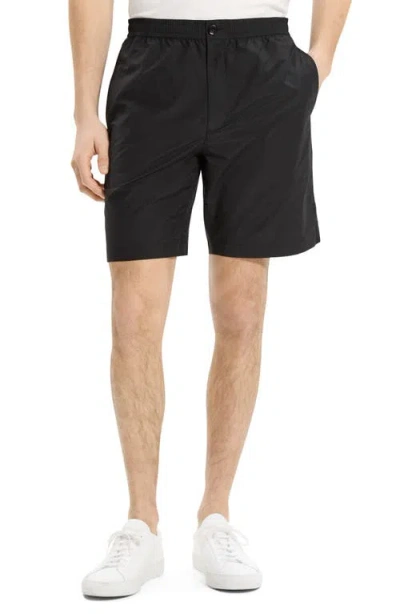 THEORY THEORY ELASTIC WAIST SHORTS