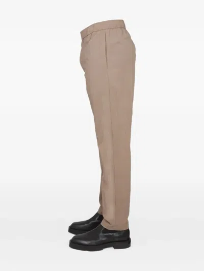 Theory Elasticated Trousers In Neutral
