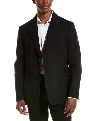 Theory Eldridge Wool-blend Jacket In Black