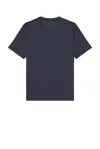 Theory Claey Slub Lounge T-shirt In Eclipse Multi