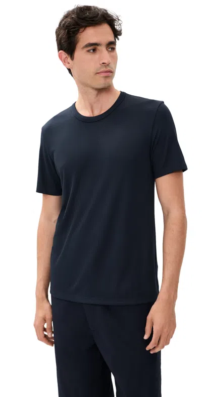 Theory Essential Tee In Anemone Modal Jersey In Blue