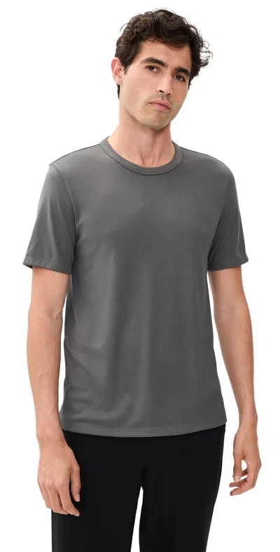 Theory Essential Anemone Tee Carbon In Multi