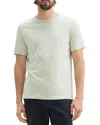 Theory Essential Tee In Cosmos Slub Cotton In Light Greenstone