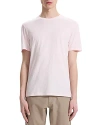 Theory Essential Crewneck Short Sleeve Tee In Pale Pink