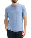 Theory Essential Crewneck Short Sleeve Tee In Rainstorm