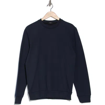 Theory Essential Fleece Sweatshirt In Baltic