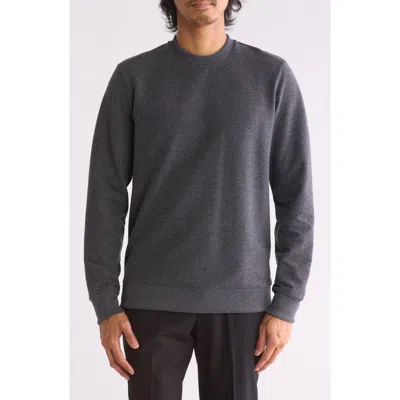 Theory Essential Fleece Sweatshirt In Charcoal Melange