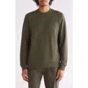 Theory Essential Fleece Sweatshirt In Dark Rosemary