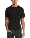 Theory Essential Henley Shirt In Black