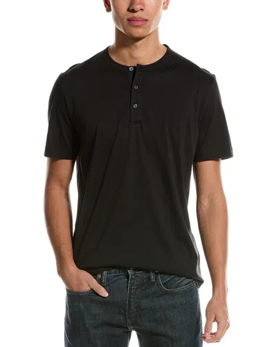 Theory Essential Henley Shirt In Black
