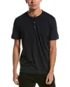 Theory Essential Henley Shirt In Navy