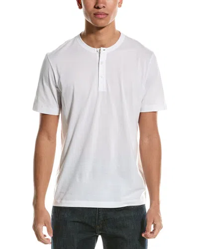 Theory Essential Henley Shirt In White