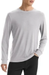 Theory Men's Essential Anemone Milano Long-sleeve T-shirt In Force Grey Melange