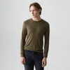 Theory Essential Tee Long Sleeve In Anemone Milano