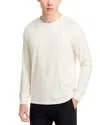 Theory Men's Essential Anemone Milano Long-sleeve T-shirt In Winter White