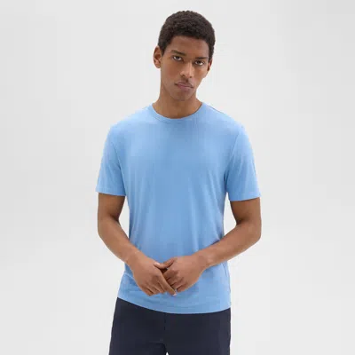 Theory Essential Tee In Anemone Modal Jersey In Powder Blue