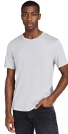 Theory Precise Luxe Cotton T-shirt In Grey Multi