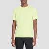 Theory Essential Tee In Cosmos Slub Cotton In Yellow