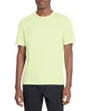 Theory Essential Tee In Cosmos Slub Cotton In Green