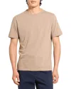 Theory Essential Tee In Cosmos Slub Cotton In Neutral
