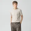 Theory Essential Tee In Cosmos Slub Cotton In Neutral