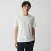 Theory Essential Tee In Cosmos Slub Cotton In White