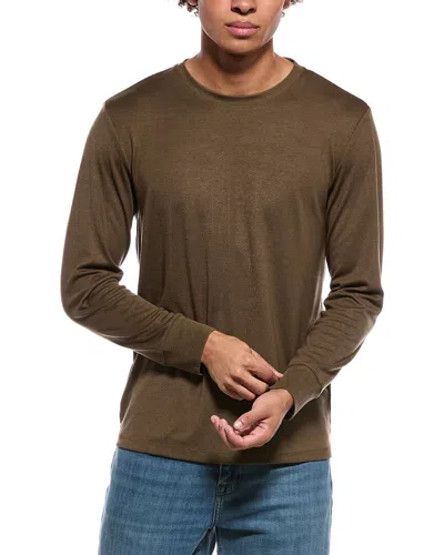 Theory Essential T-shirt In Brown