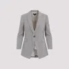 Theory Etienette Blazer Jacket In Pfa Cinder Melange